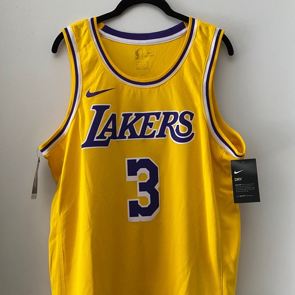 Lakers Davis #3 Basketball Jersey - Picture 4 of 7